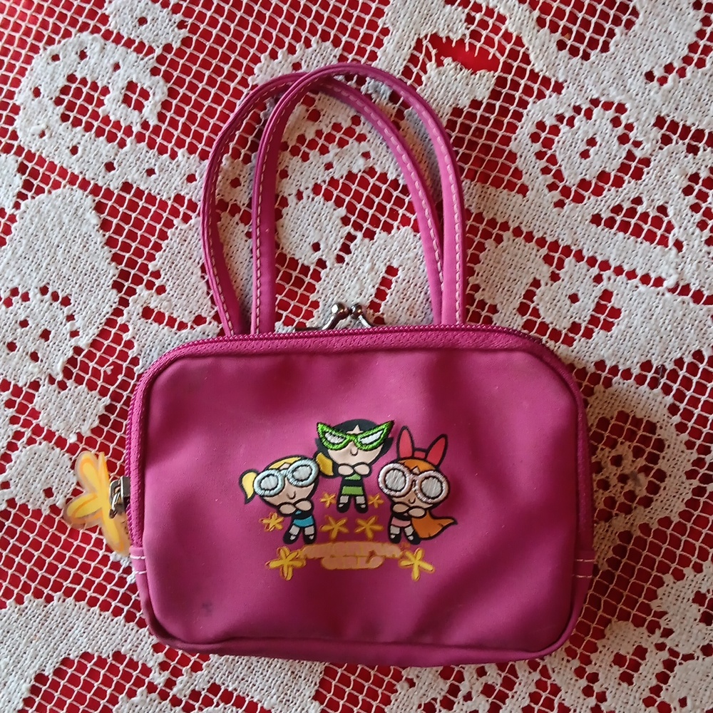 Vintage Powerpuff Girls Pink Purse